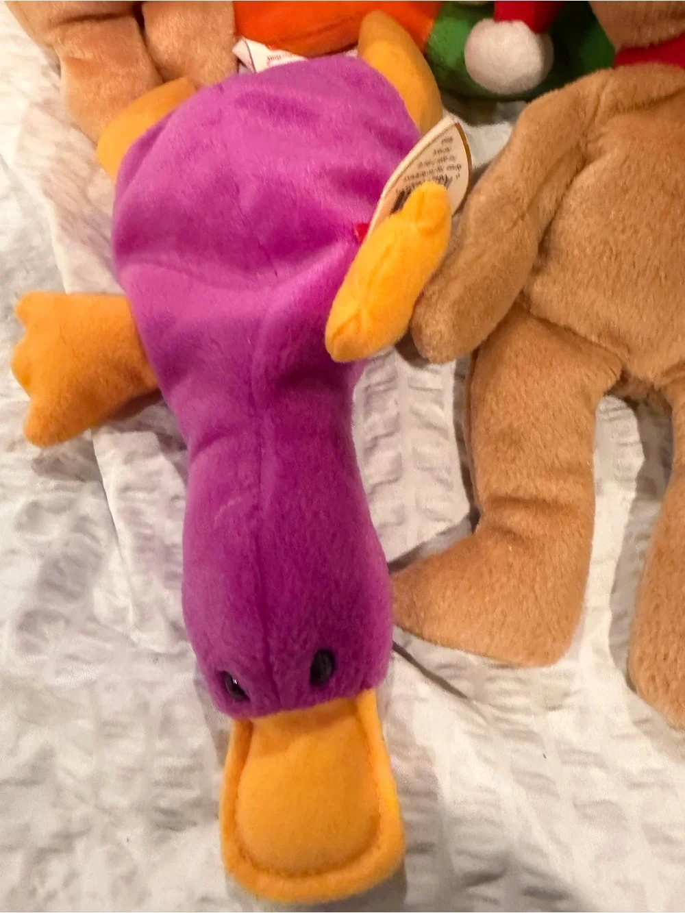 Ty Plush Assorted Friends - Brown, Purple, Teal, Tan